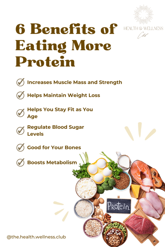 Protein to build muscle for healthy aging and fat loss. Benefits of protein