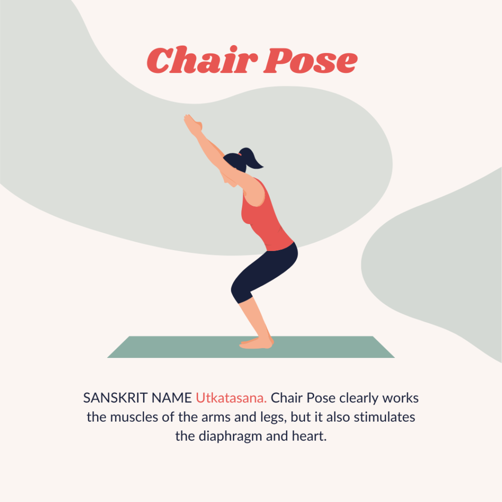 Yoga Chair Pose for Toned and Strong Legs