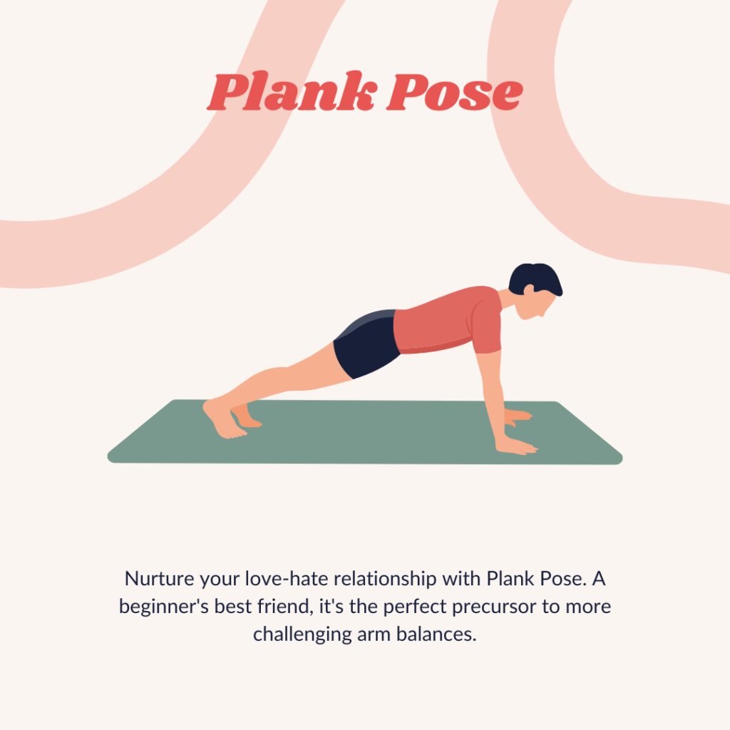 Plank pose yoga alignment for fat loss