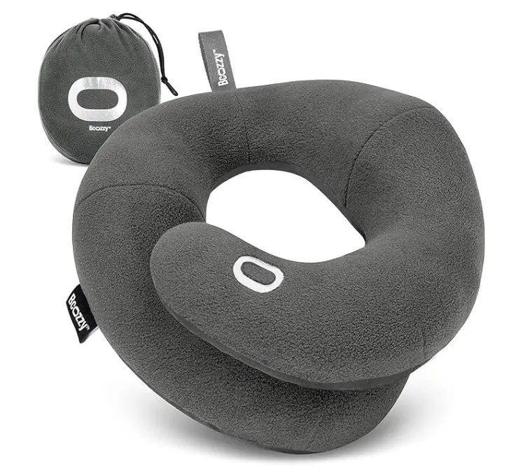 Valetines Day Gifts - BCOZZY Travel Neck Pillow Grey