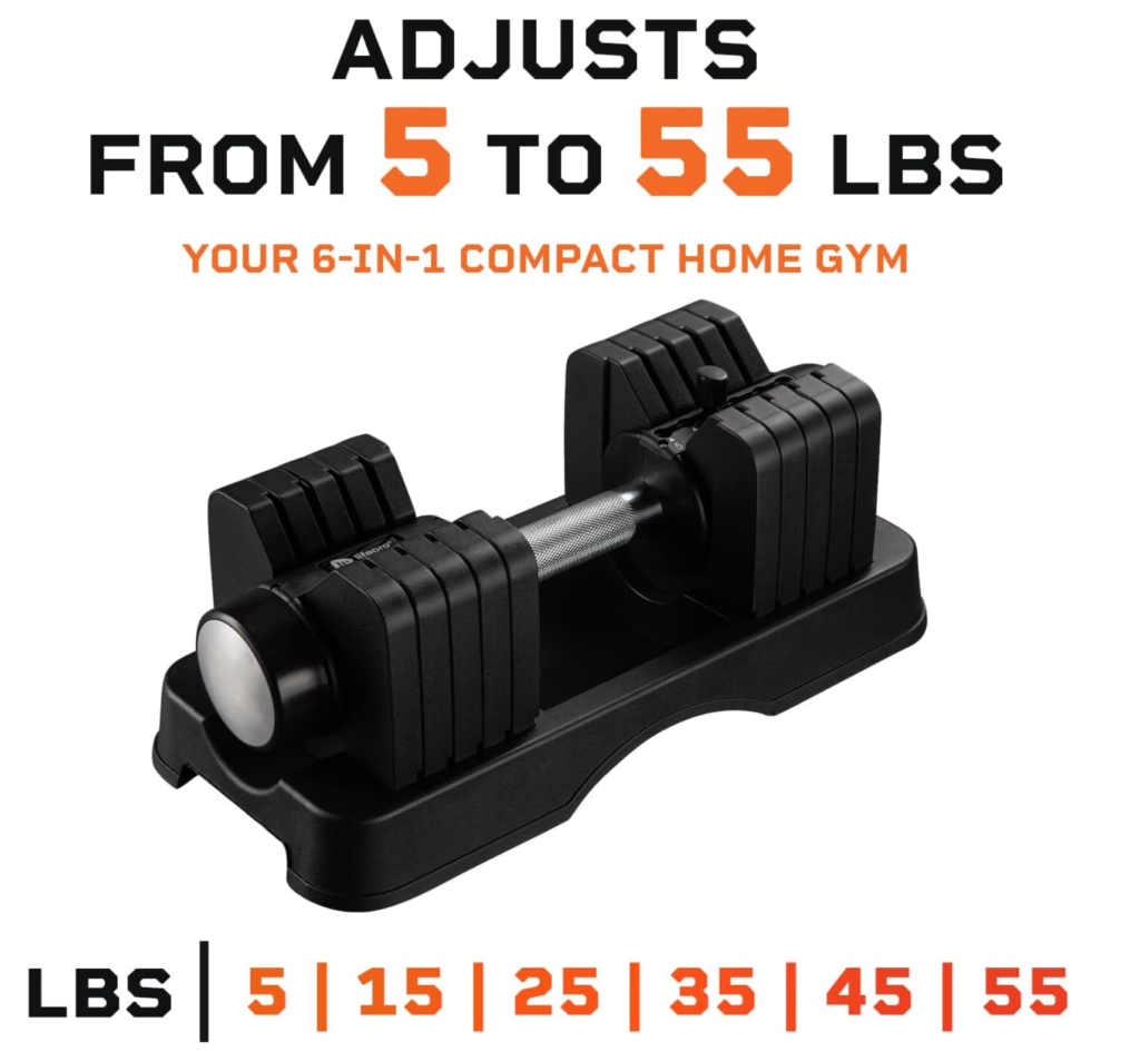 Home Gym Equipment - Adjustable Dumbbell
