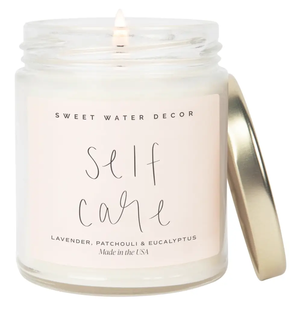 Valentines Day Gifts - Sweet Water Decor Self Care Soy Candle