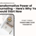 Transformative Power of Journaling - Here's Why Your Should Start Now (900 x 600 px)