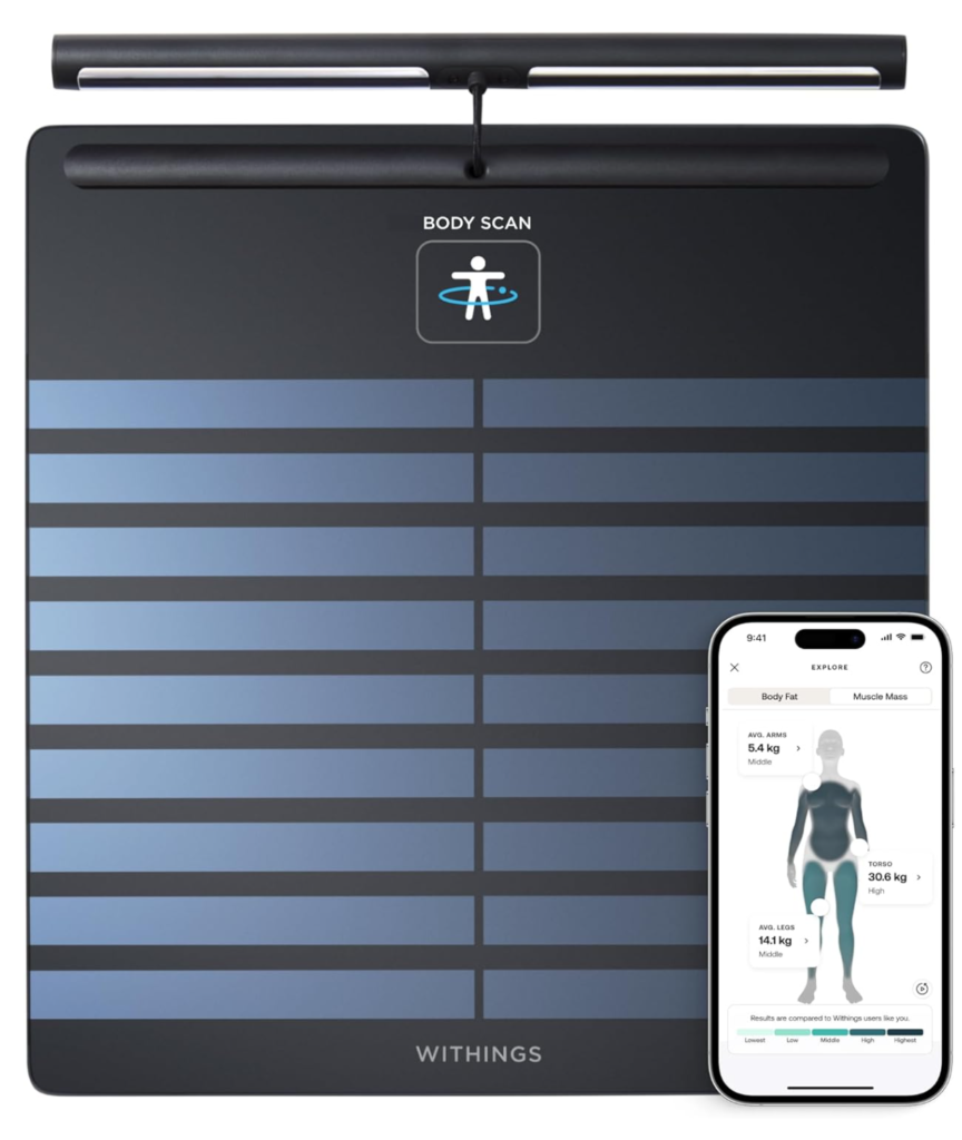 Withings BodyScan - Body Recomposition - Lose fat and gain muscle