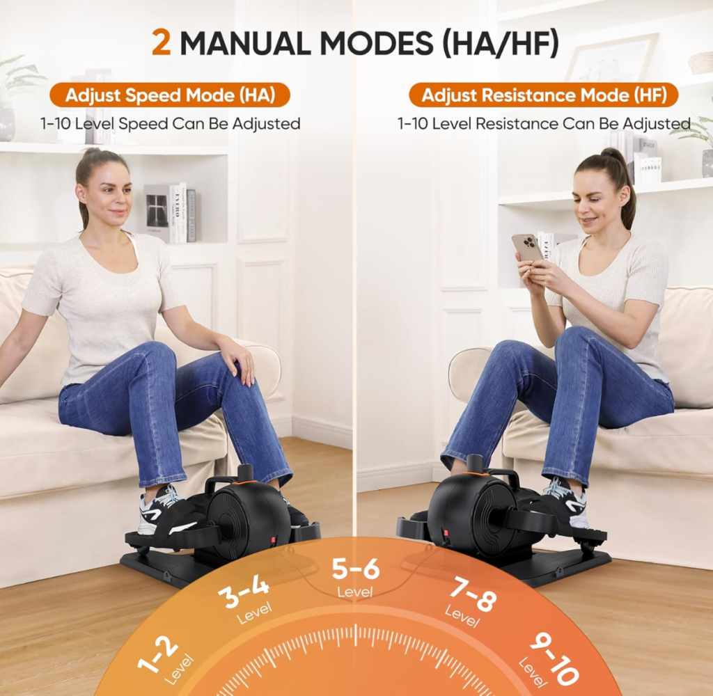 Dripex Under Desk Elliptical - 2 Modes