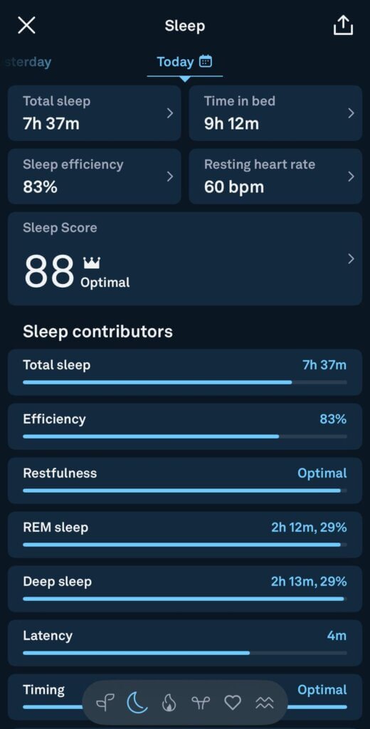 Oura Ring Review - Sleep Score