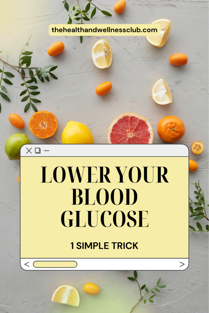 How to Lower Glucose Levels