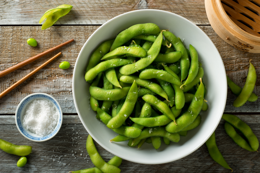 High Protein Vegetarian Foods - Edamame