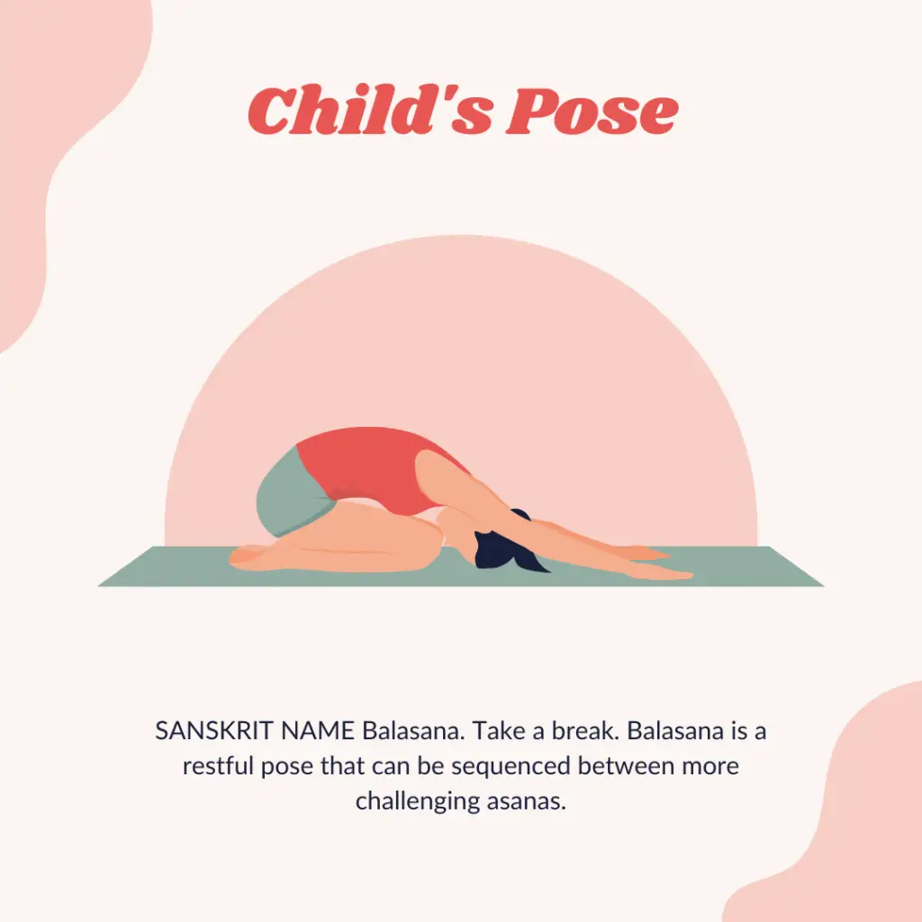 novice yoga poses - child's pose