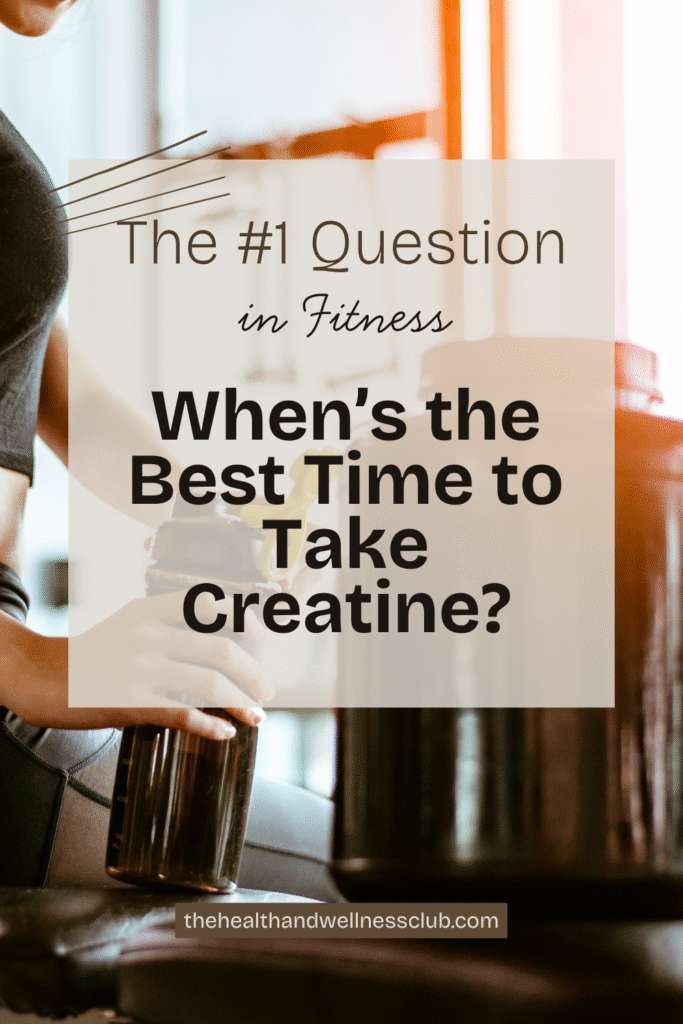 when is the best time to take creatine?