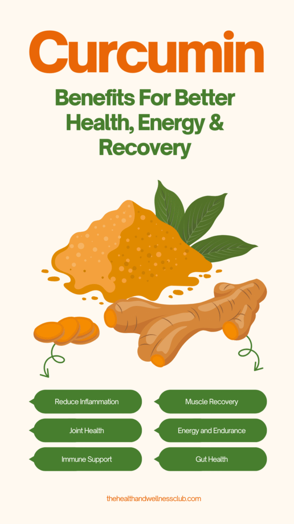 curcumin benefits for better health, energy and recovery