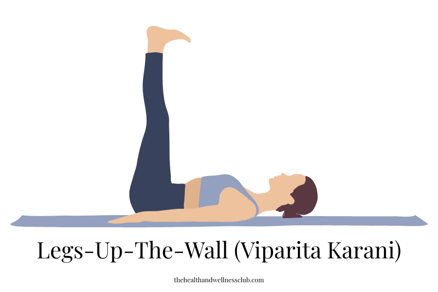 yoga for stress relief - legs-up-the-wall pose (viparita karani)