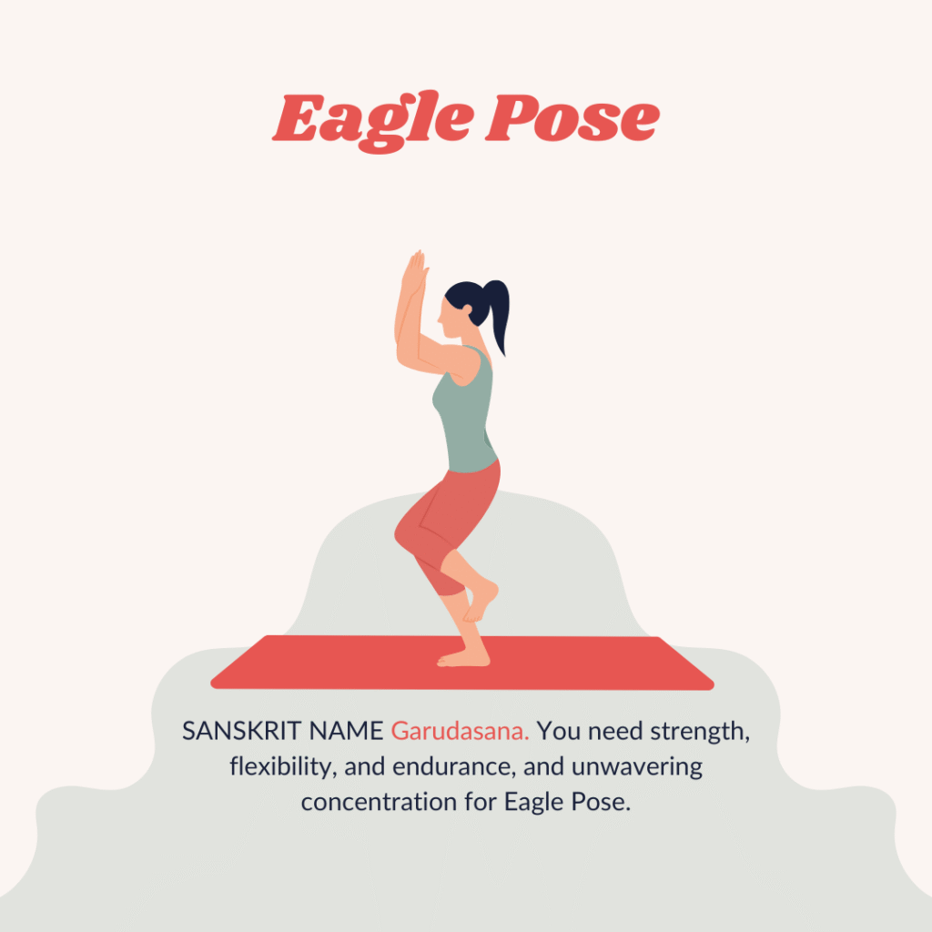 eagle pose balancing exercises