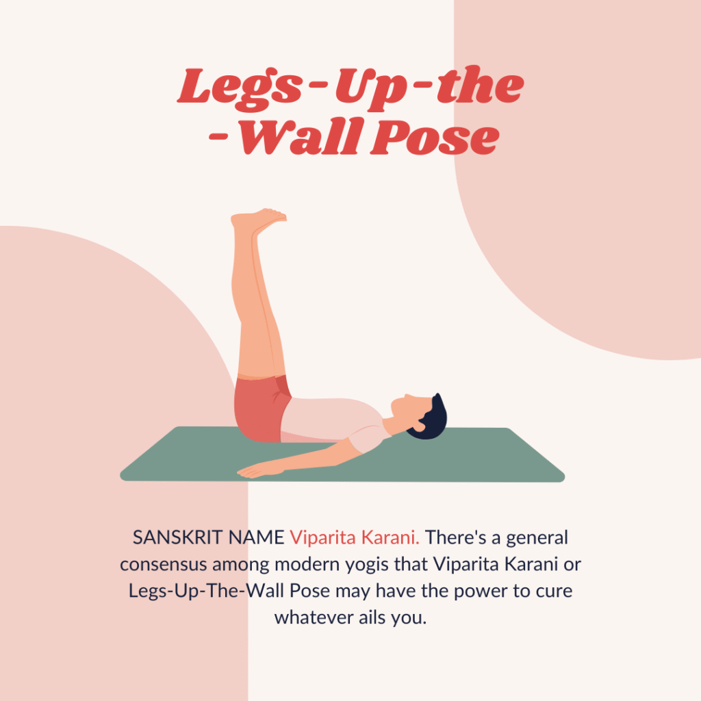 legs up the wall pose