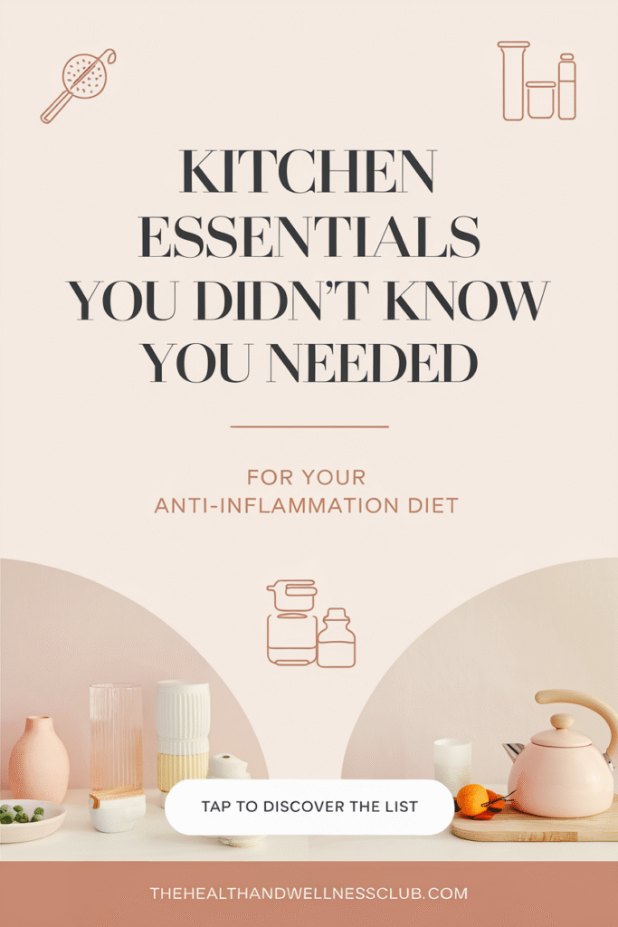 anti-inflammation diet - kitchen essentials